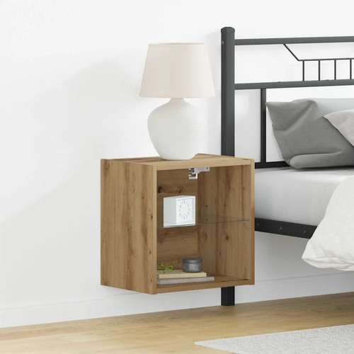 Mensola galleggiante con - , luce
