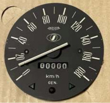 Innocenti Mini strumento cruscotto Tachimetro Jaeger NUOVO