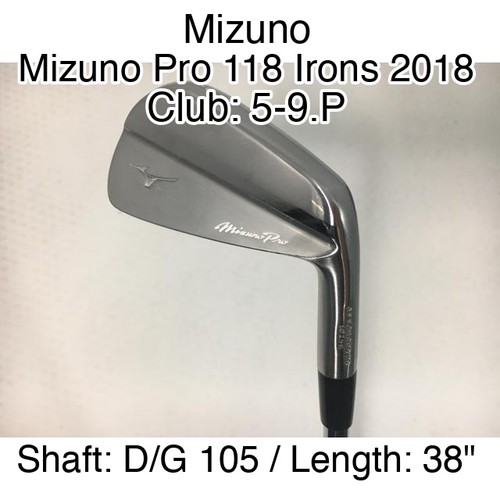 Mizuno pro 118 irons - mizuno,