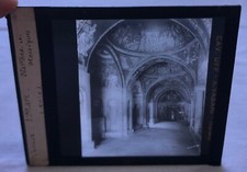 Lanterna magica Doppio vetro Antica slide Rarissima San Marco Venezia Mosaici