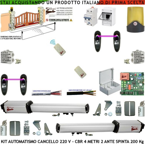 Kit automazione cancello - automazione,