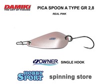 PICA SPOON ARTIFICIALE ONDULANTE TYPE A  col. PEARL PINK 019 GR 2,8  AREA TROUT