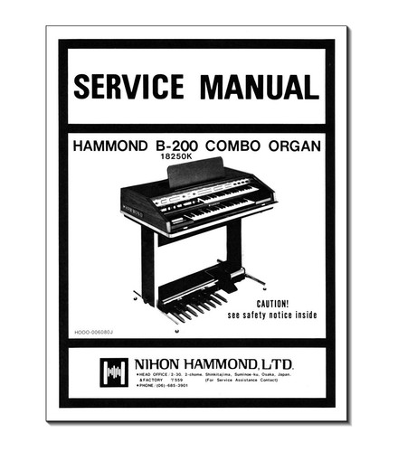 Hammond 200 service - b-200,