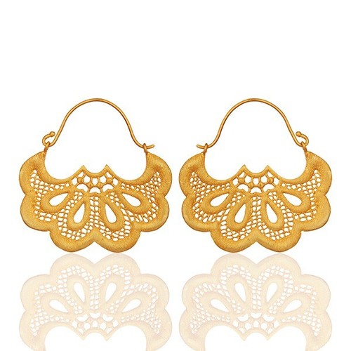 Orecchini cerchio design - orecchini,