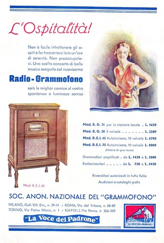 Pubblicita 1932 voce del - pubblicita'1932, la