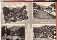 CARTOLINA  ANTRODOCO  B/N   VIAGGIATA  1960 SALUTI VEDUTE