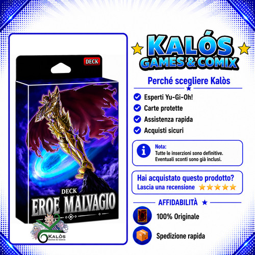 Yugioh mazzo deck eroe - yugioh!,