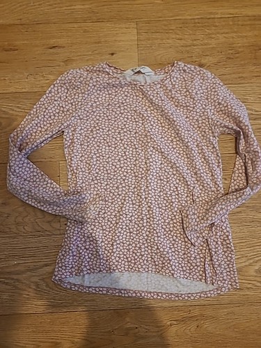 Top rosa floreale manica - , lunga