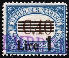 SAN MARINO 1940 - Segnatasse