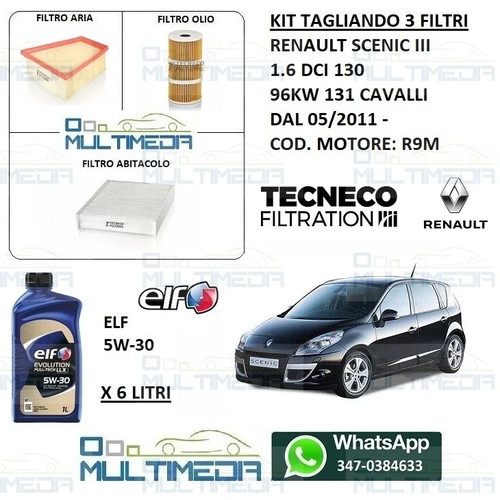 Kit tagliando filtri - tagliando,