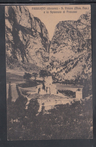 Cartolina fabriano dintorni - fabriano,