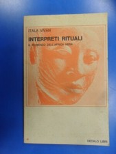 interpreti rituali. romanzo