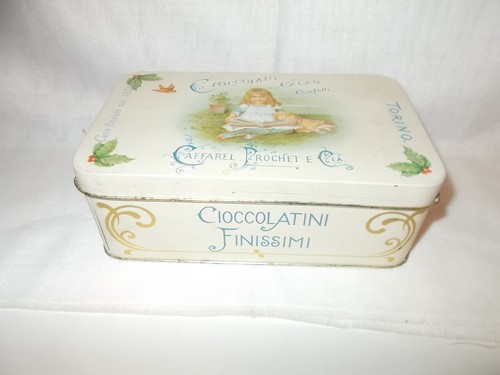 Scatola latta caffarel - scatola,