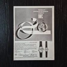 1965 #2 IWC - Original AD Advertising Pubblicità Vintage