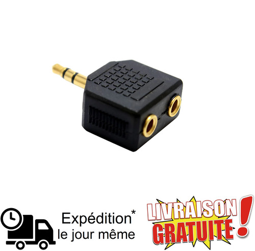 Adaptateur double jack - adaptateur,