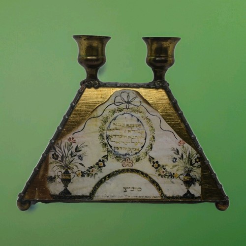 Candelabro shabbat firmato - candelabro,