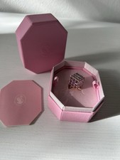 Anello Cocktail Swarovski Curiosa Cubo Rosa Pink. Taglia 55. COME NUOVO