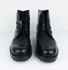 LILIMILL Black Leather Brogue