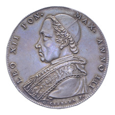 SCUDO 1825 BOLOGNA LEONE XII STATO PONTIFICIO