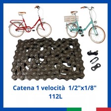 Catena per ciclo bicicletta 1 velocità PIEGHEVOLE GRAZIELLA 20 con maglia catena