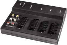 HAMA Commutatore Audio/Video "AV100S" 3X1 scart+RCA nero