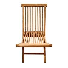 Sedia pieghevole in legno teak
