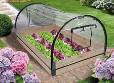 Serra Giardino Con Telaio In Legno 120x80x50cm