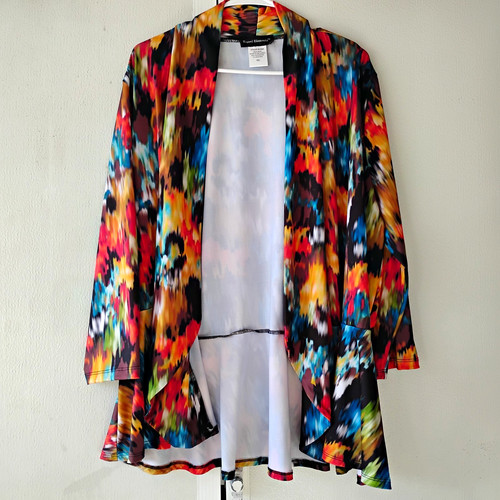 Giacca kimono multicolore