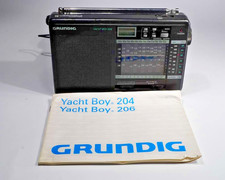 Grundig Yacht Boy 206 radio ricevitore mondiale con custodia
