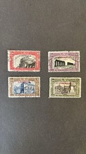 ITALIA COLONIE CIRENAICA MILIZIA II 1929 4 VALORI USATI