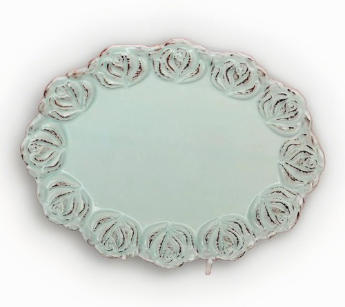 Piatto ceramica bassano - piatto, ovale