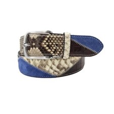 Cintura Patchwork in pitone e