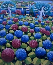 Dipinto olio tela 80x70 cm - dipinto,