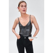 Top da festa Zara donna nero