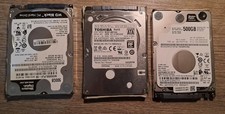 LOTTO 3 HDD HARD DISK SLIM 500GB WD WESTERN DIGITAL E TOSHIBA 2,5 SATA 6.0 GB/s