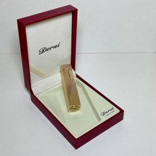 Accendino a benzina vintage placcato oro | fiamma morbida | classico retrò da collezione