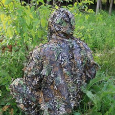 Poncho mimetico foglia 3D tuta