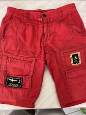 BERMUDA ANTI G PILOTA UOMO AERONAUTICA MILITARE TAGLIA 44 COLORE ROSSO