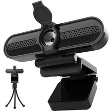 VIZOLINK W4DS 4K Webcam PC con Microfono, Campo Visivo 78°, Messa a Fuoco Fissa,