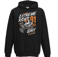 Hoodie Da Bici BMX Pro Per Ragazzi Divertente Extreme Rider