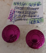 NOS CINELLI TAPPI MANUBRIO PLASTICA ALLUMINIO TAPPI BICI VINTAGE CICLAMINO