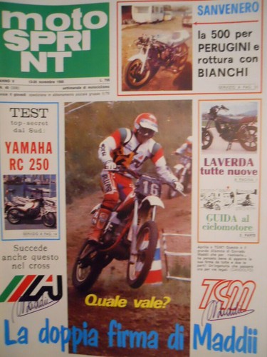 Motosprint 1980 test - motosprint,
