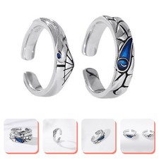 2 Pcs Anelli Per Coppia Fedine