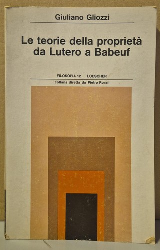 Gliozzi teorie della - gliozzi, le