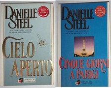 Libro Danielle Steel Cinque Giorni  a Parigi + Cielo Aperto Bestseller 2000