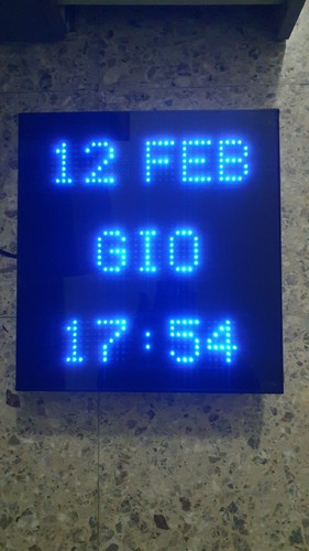 Orologio calendario led - orologio,