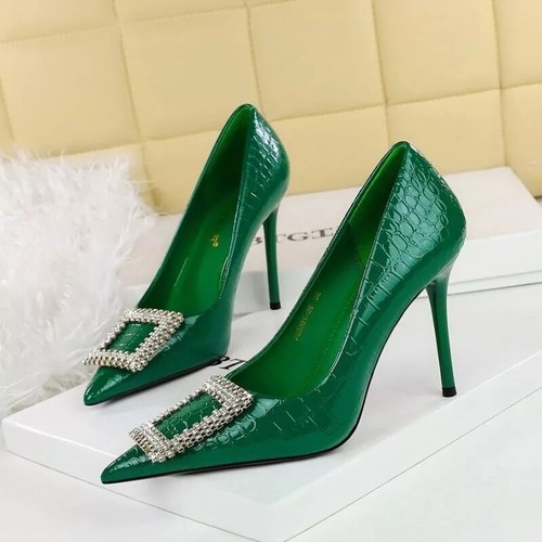 Decolte scarpe verde - 10,