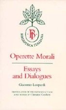 Operette morali essays and - operette, morali: