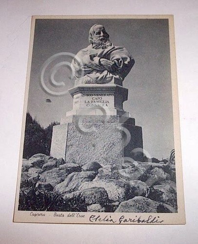 Cartolina caprera busto - cartolina,