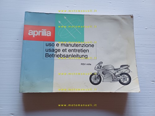 Aprilia rsv mille 1998 - rsv, 1998-99
